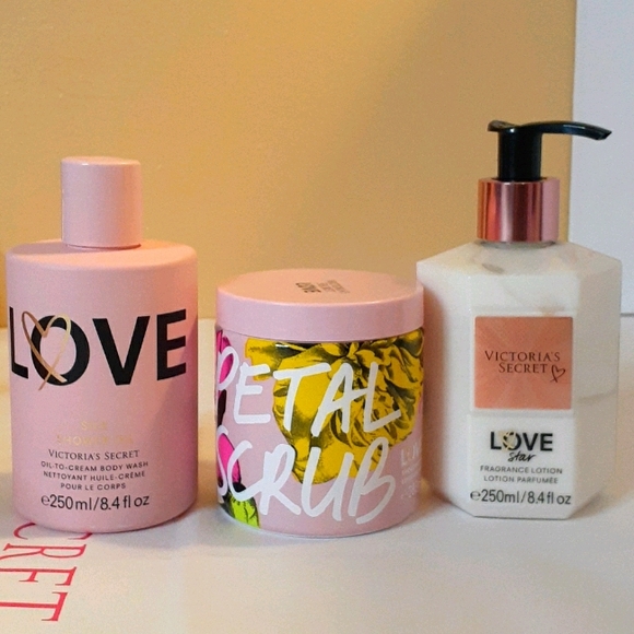 3pcs Victoria secret love set